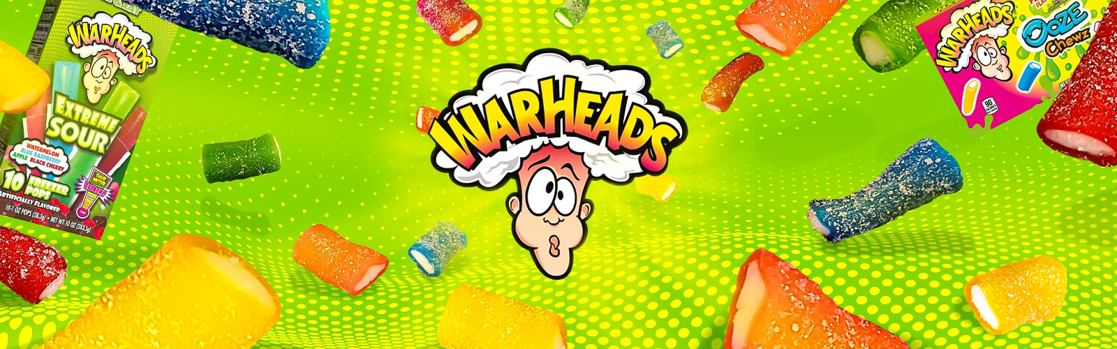 Warheads Candy Banner 